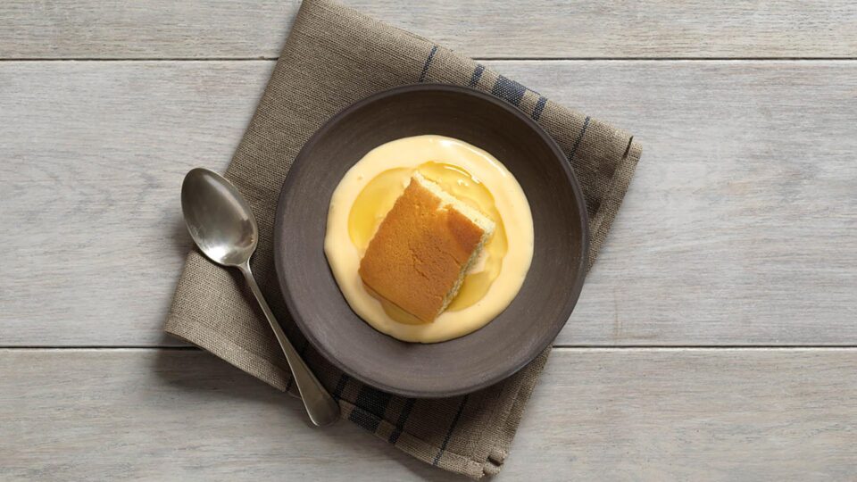 Lemon sponge pudding